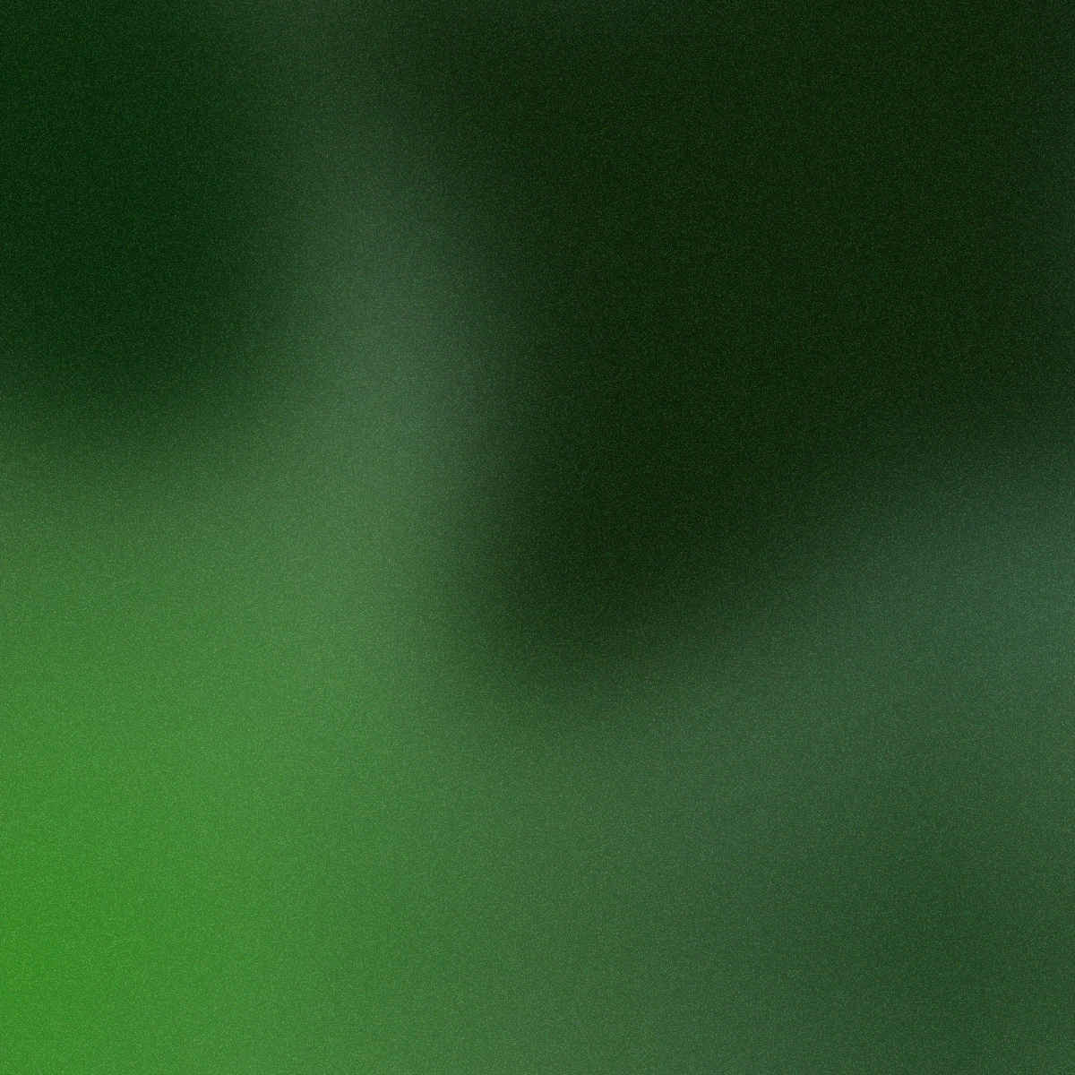 Abstract layered green gradient representing organisational intelligence in agentic marketing